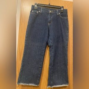 3 Sisters Dark Wash 5 Pocket Jeans. Size 2
